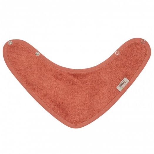 Baveta Textila Tip Bandana din Bambus Apricot Blush Timboo