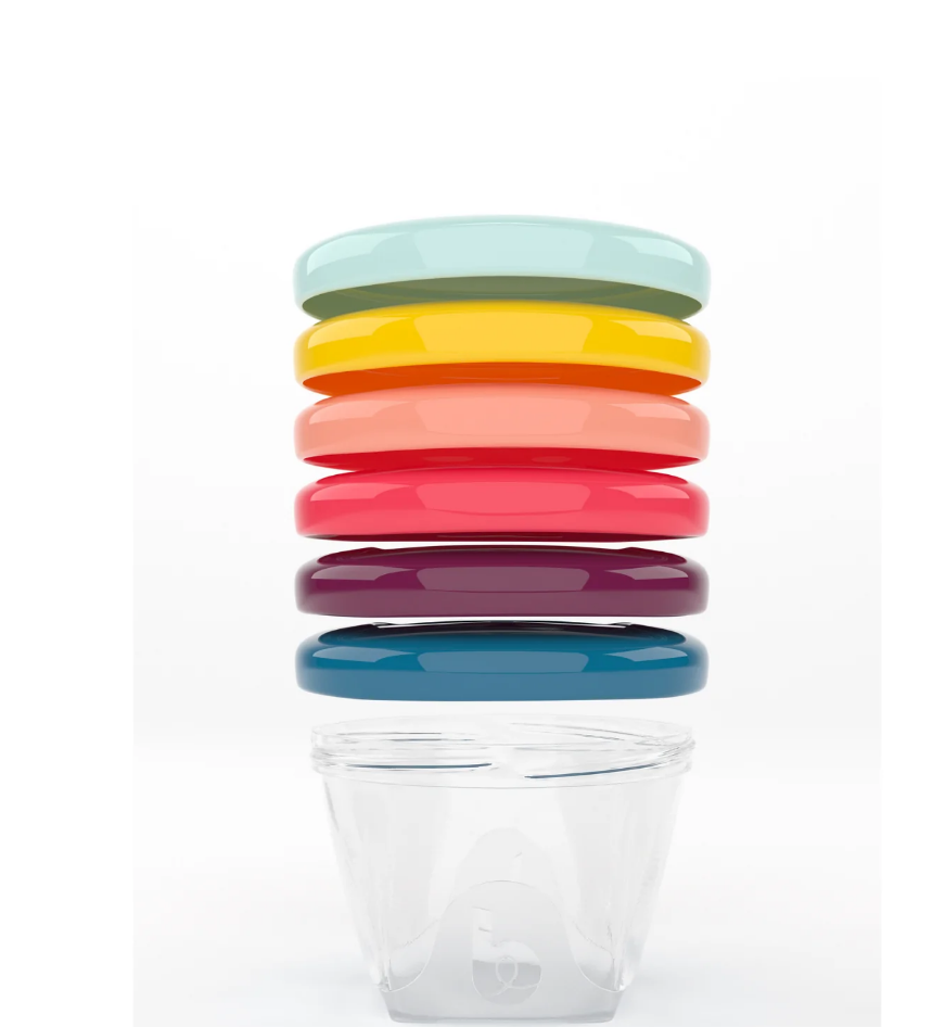 Babymoov - Set 6 recipiente pentru pastrarea hranei, 250 ml