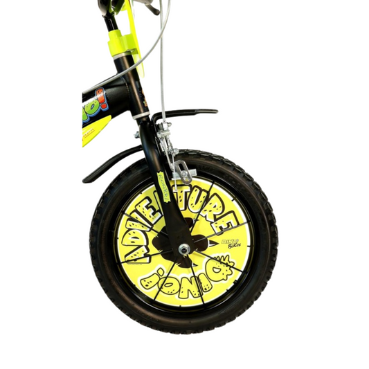 Bicicleta copii 14'' Aventurile dinozaurului