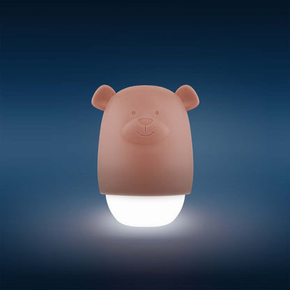 Lampa de veghe cu senzor de lumina Benny the Bear, Zazu Kids, Maro