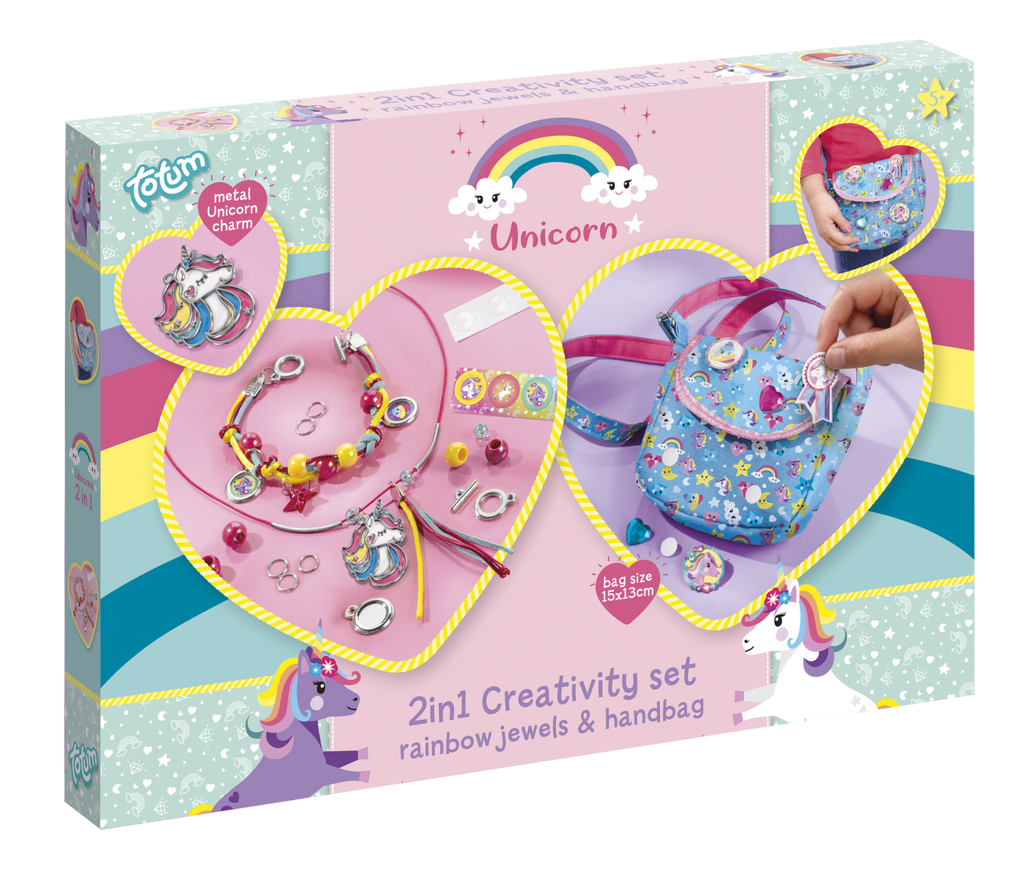 Set creativ 2 in 1 - Bijuterii & gentuta unicorni