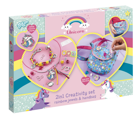 Set creativ 2 in 1 - Bijuterii & gentuta unicorni