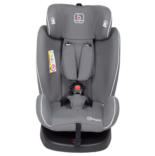 BabyGo - Scaun auto rotativ cu isofix Nova 360° Grey, 0 - 36 kg