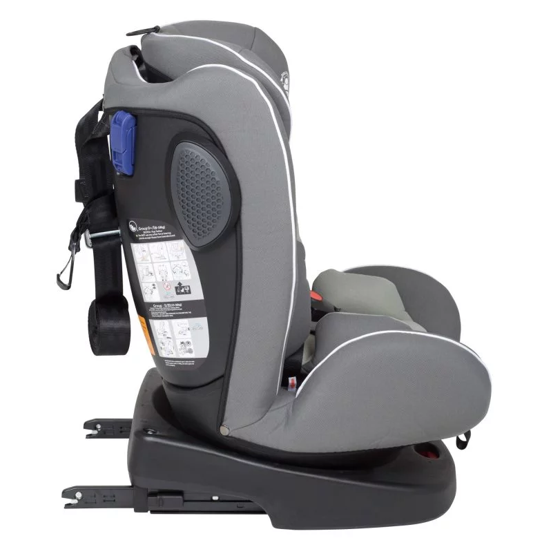 BabyGo - Scaun auto rotativ cu isofix Nova 360° Grey, 0 - 36 kg