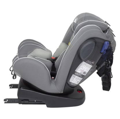 BabyGo - Scaun auto rotativ cu isofix Nova 360° Grey, 0 - 36 kg