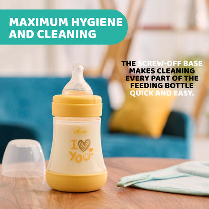 Biberon Chicco Perfect5 PP, tetina s., flux lent, 150ml, 0luni+