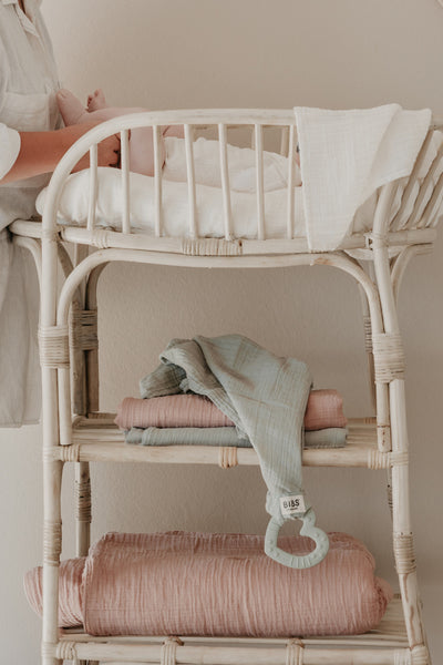 BIBS - Set de 2 museline 70x70 cm, Sage