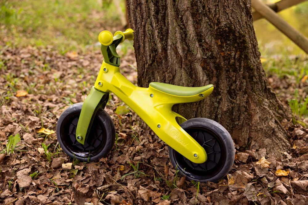 Bicicleta copii Chicco Green Hopper ecologica pentru echilibru, 18luni+