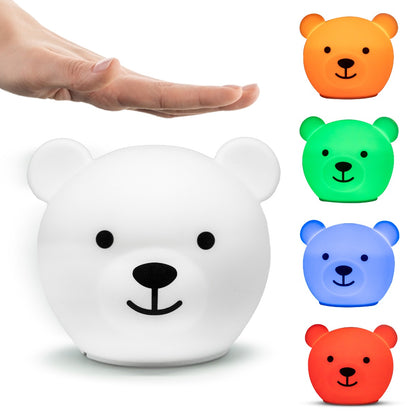 Lampa de veghe multicolora Bor the Bear , Zazu Kids