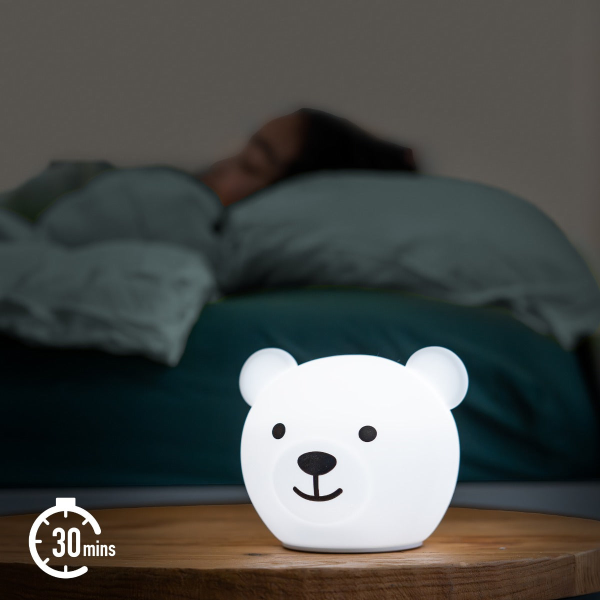 Lampa de veghe multicolora Bor the Bear , Zazu Kids