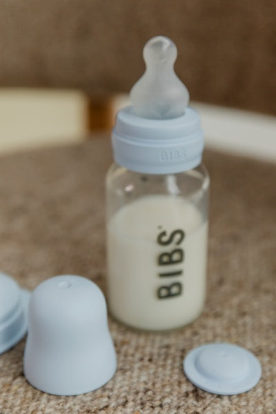 BIBS - Set 2 tetine pentru biberon, Silicon, cu flux rapid