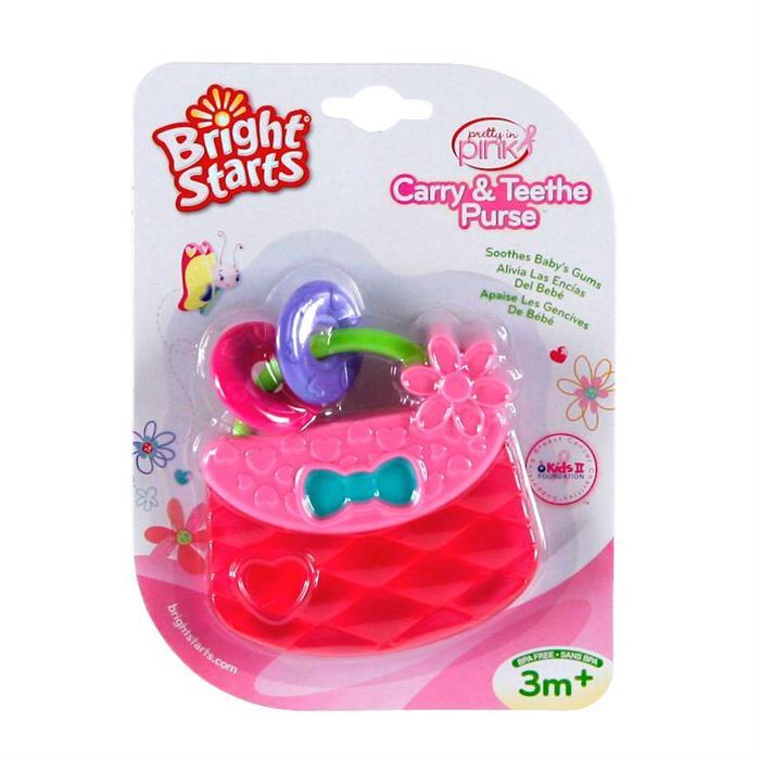 Bright Starts - Posetuta Pretty In Pink Carry & Teethe Purse