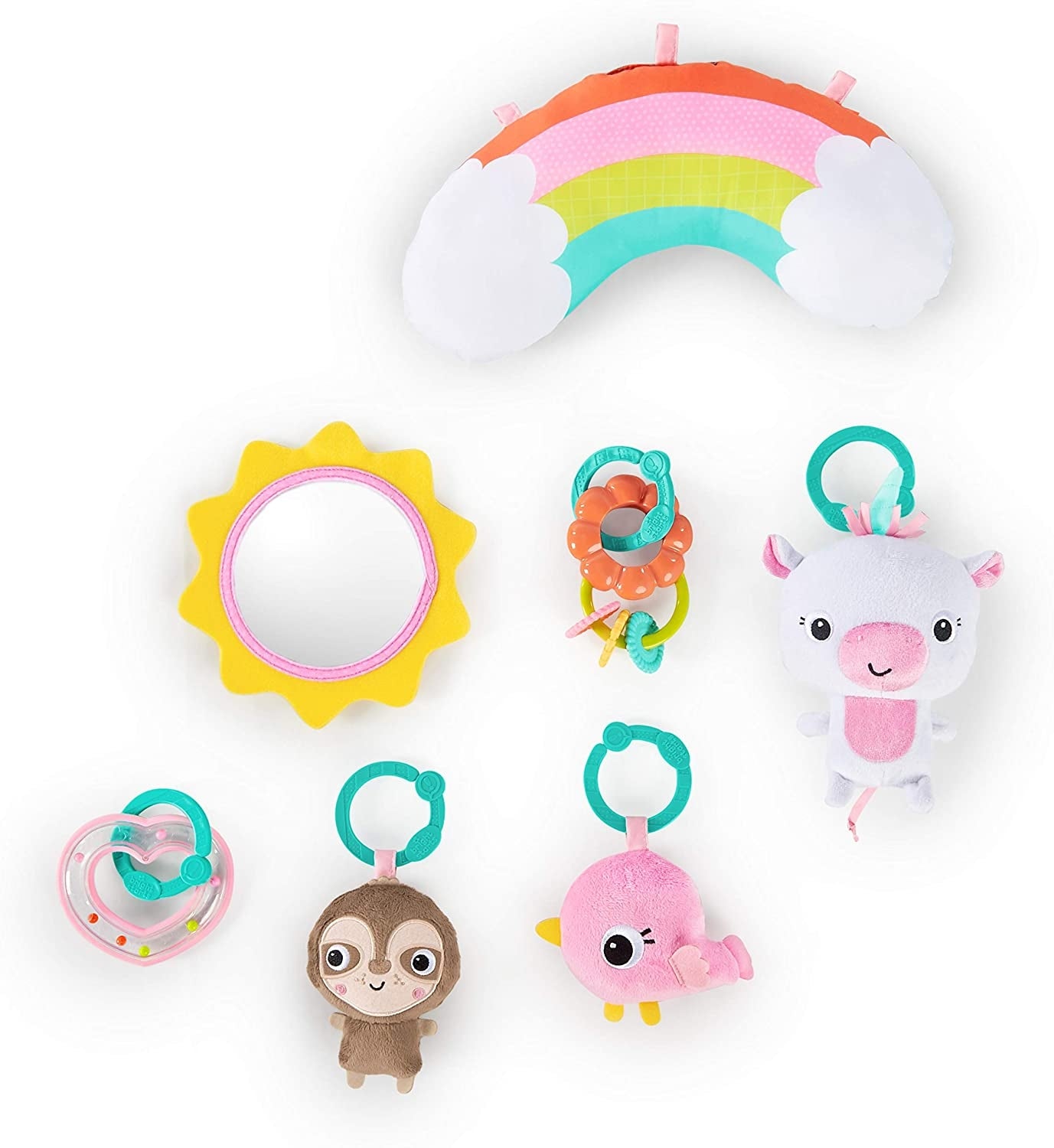 Bright Starts - Salteluta de activitati & Casuta de papusi Floors of Fun