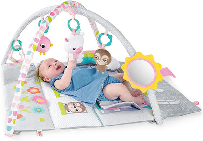 Bright Starts - Salteluta de activitati & Casuta de papusi Floors of Fun