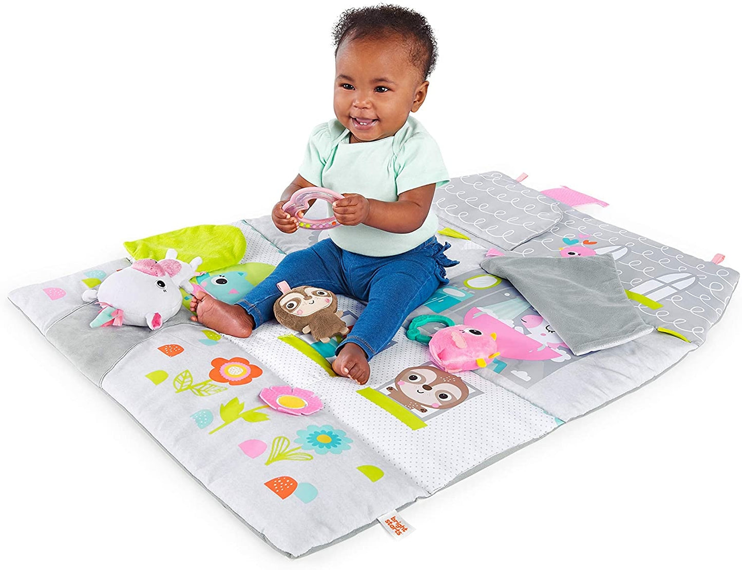 Bright Starts - Salteluta de activitati & Casuta de papusi Floors of Fun