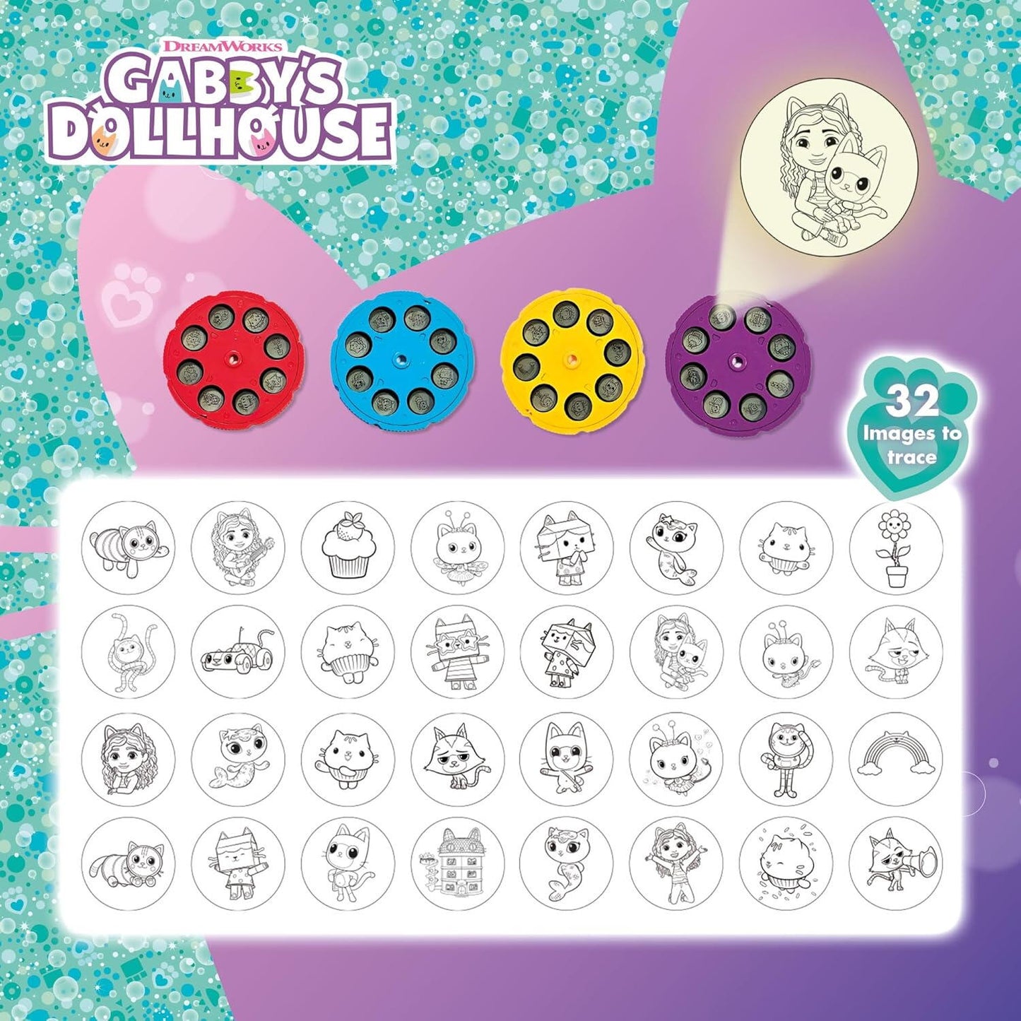 Proiector pentru desen  - Gabby's Dollhouse