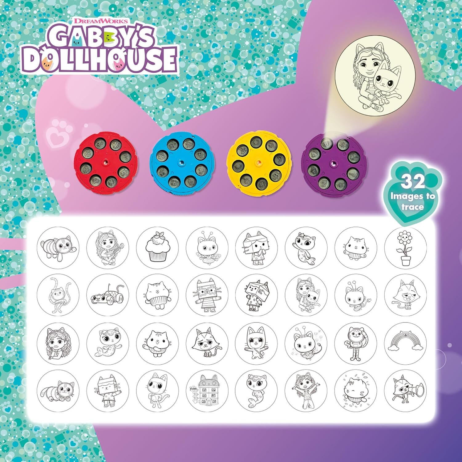 Proiector pentru desen  - Gabby's Dollhouse