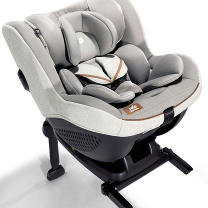 Set scaun auto i-Size Joie i-Quest Signature Oyster, 40-105 cm + Baza i-Size i-Base LX 2, certificat R129