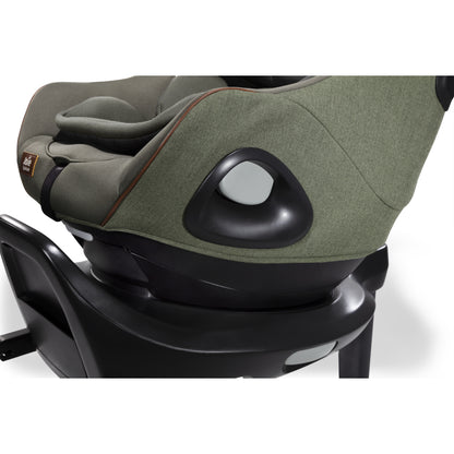 Set scaun auto rotativ i-Size Joie i-Harbour Signature Pine, 40-105 cm + Baza i-Size i-Base Encore, testat ADAC si certificat R129