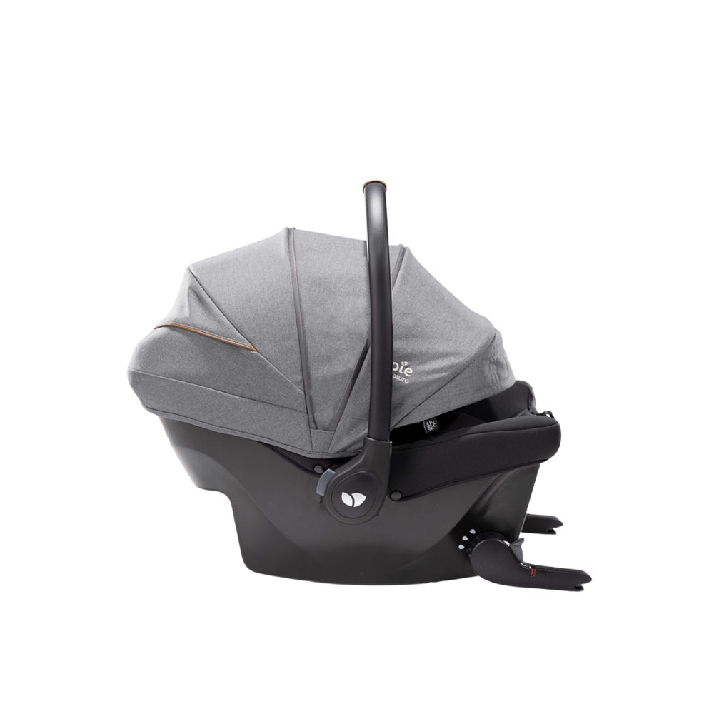 Joie - Scoica auto cu ISOFIX integrat Sprint Signature Carbon, nastere - 75 cm, testata inclusiv la impact lateral, conform ECE R129 si testata ADAC