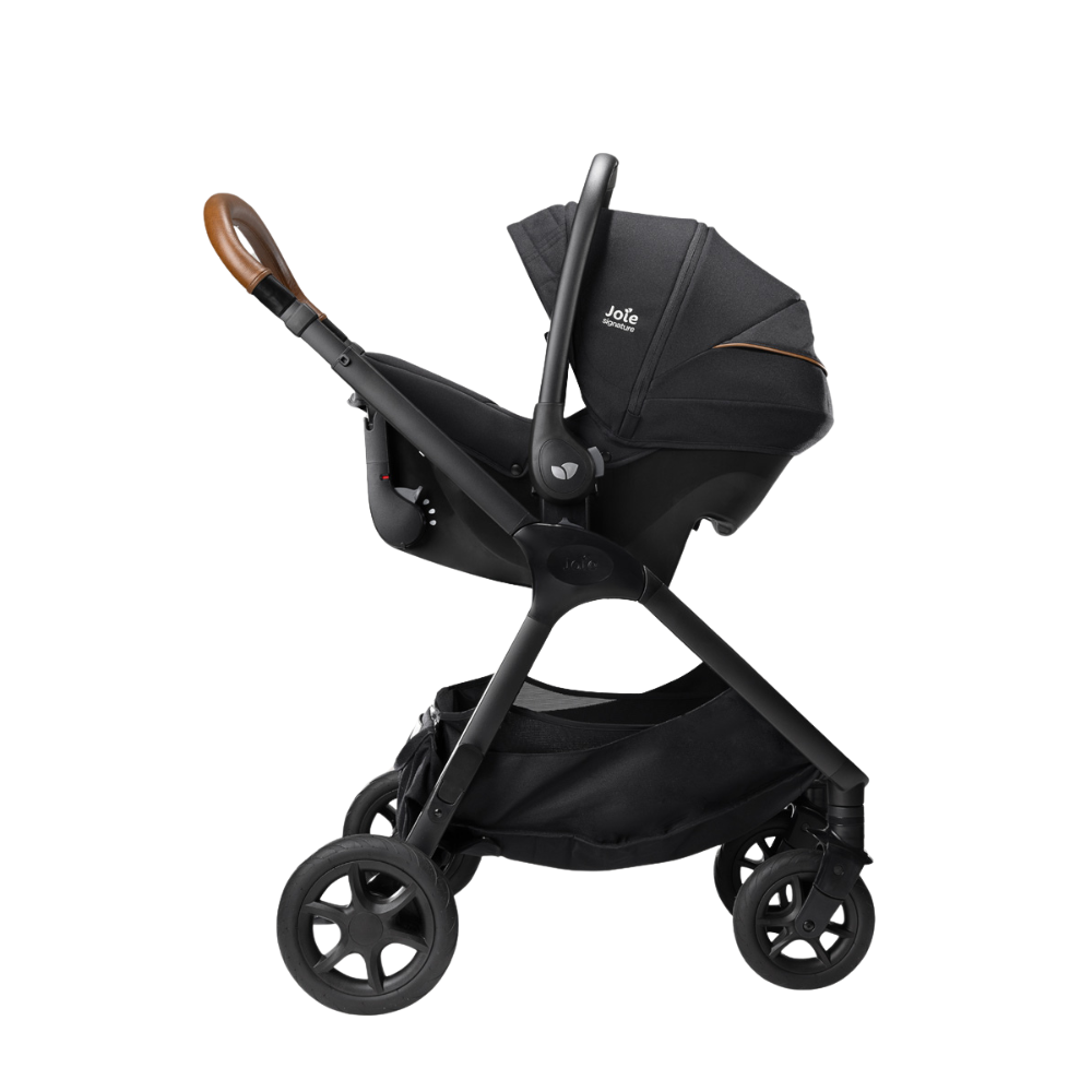 Joie - Scoica auto cu ISOFIX integrat Sprint Signature Eclipse, nastere - 75 cm, testata inclusiv la impact lateral, conform ECE R129 si testata ADAC