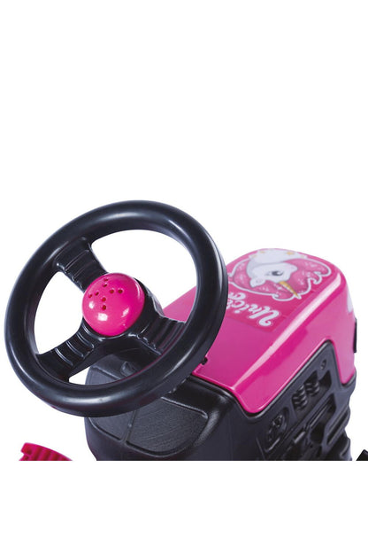 Tractor cu pedale si remorca - Unicorn