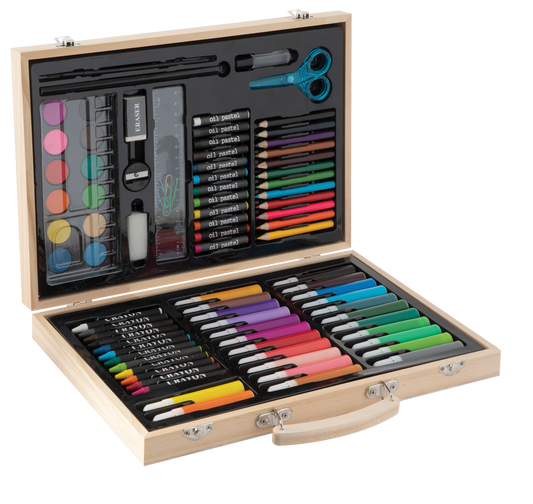 Trusa pentru pictura si desen (86 piese)