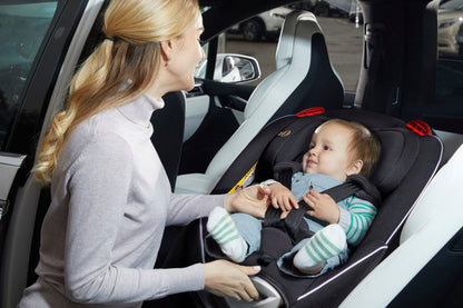 BabyGo - Scaun auto rotativ Fixleg 360 Black, 0-25 kg