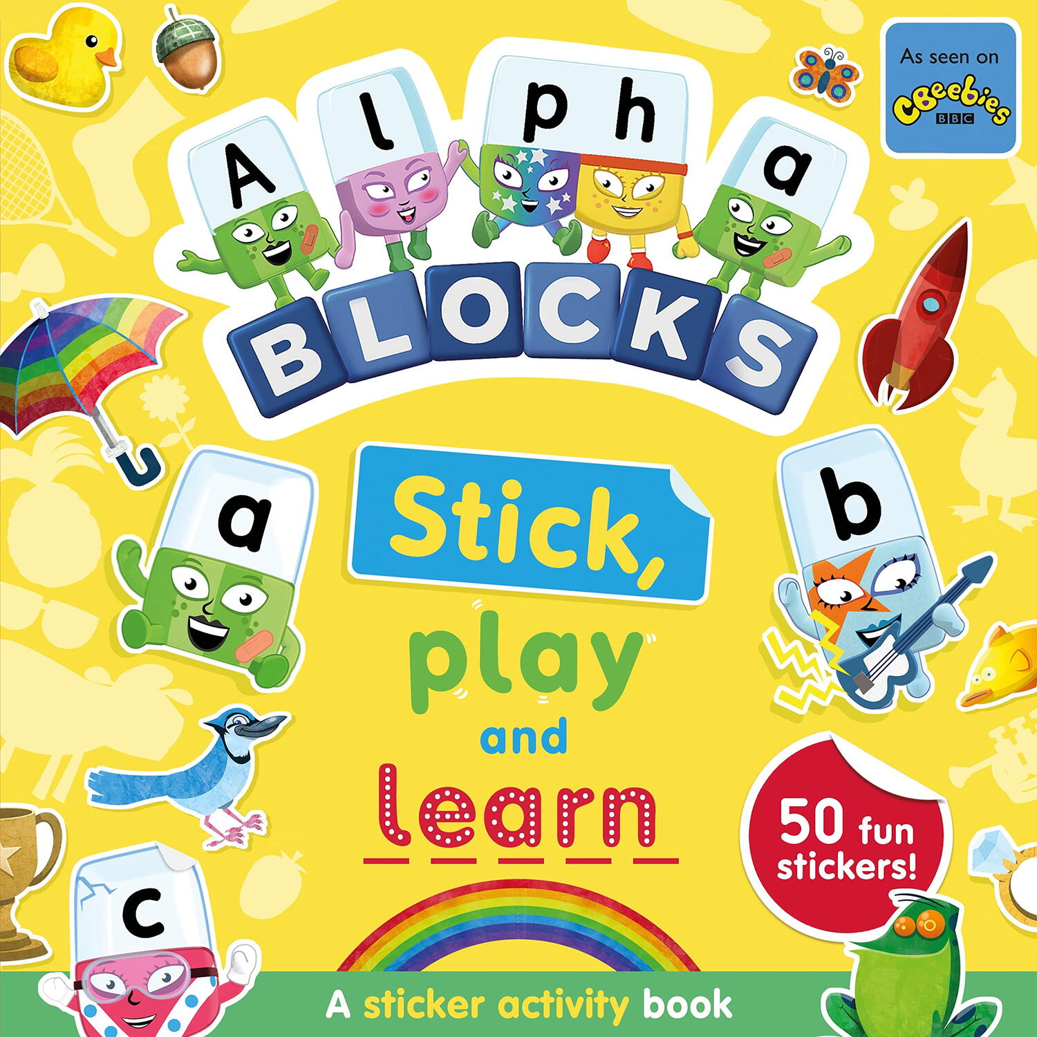 Carticica cu activitati Alphablocks - Lipesc, ma joc & invat