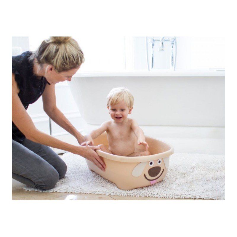 Cadita de Baie cu Suport si Capac Catelus Crem Prince Lionheart 6712H