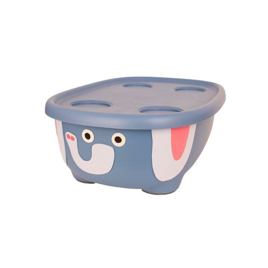 Cadita de Baie cu Suport si Capac Elefantel Albastru Prince Lionheart 6711H