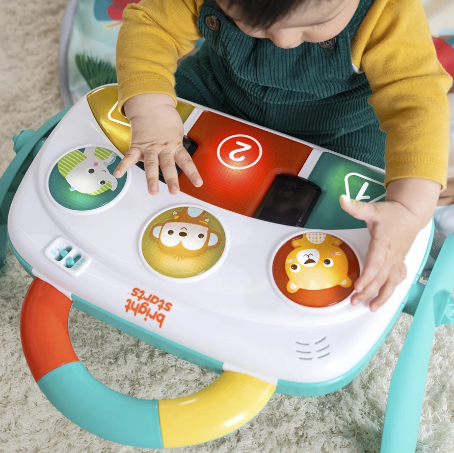 Bright Starts - Salteluta de activitati 4 in 1 Groovin' Kicks Tropical Safari