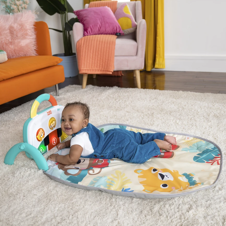 Bright Starts - Salteluta de activitati 4 in 1 Groovin' Kicks Tropical Safari