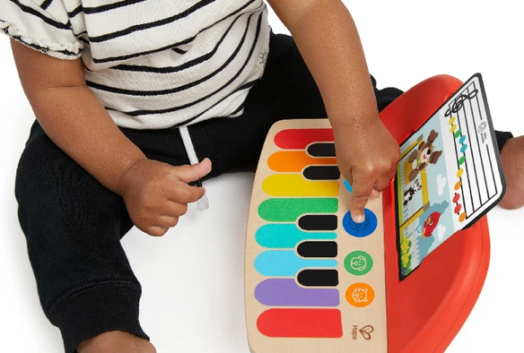 Baby Einstein - Jucarie muzicala de lemn Cal’s First Melodies Magic Touch Piano™