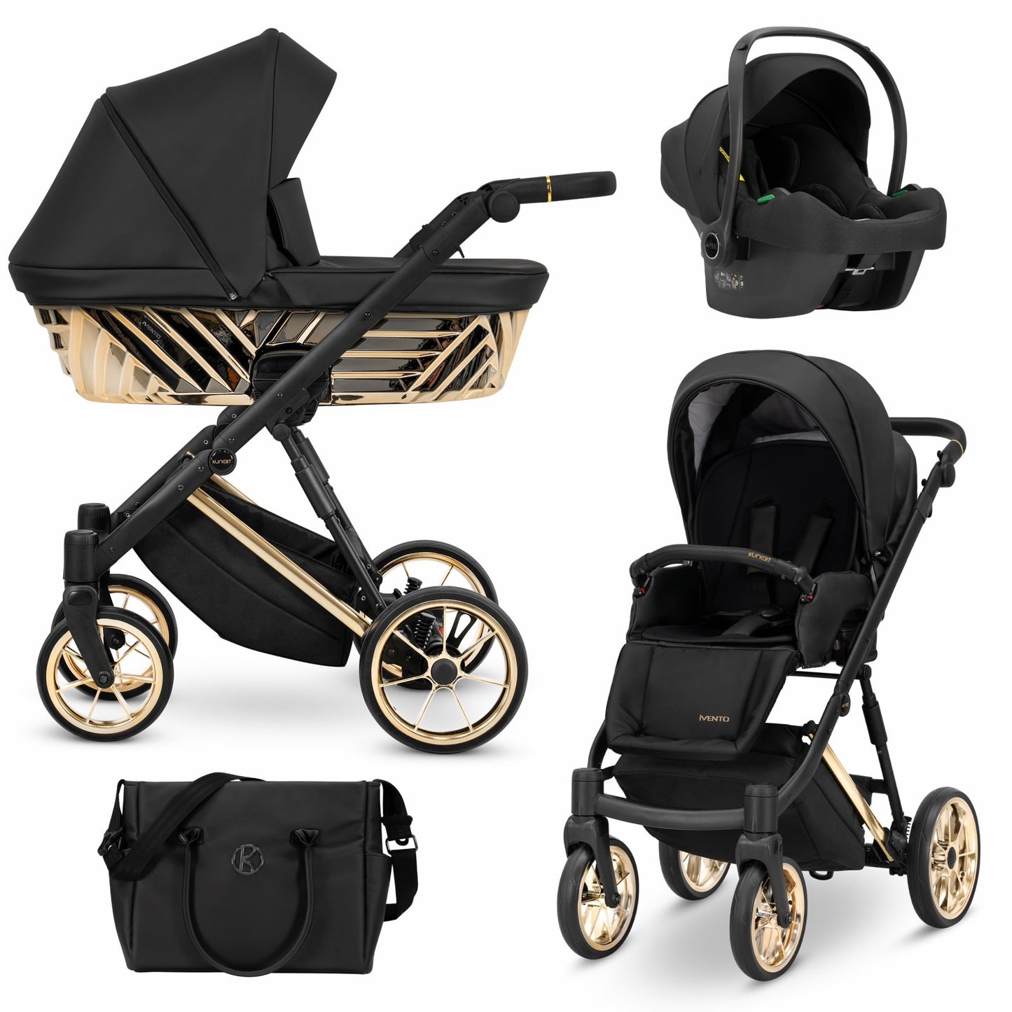 Carucior Kunert 3 in 1 Ivento Glam
