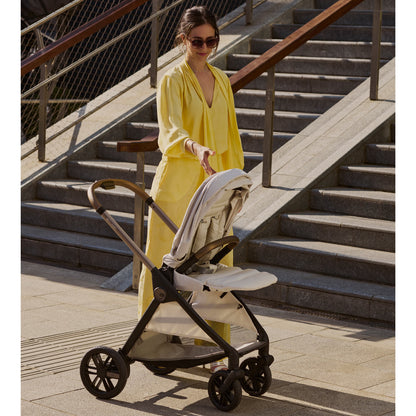 Carucior copii 3 in 1 Chicco Bellagio, Amber Glow (bej deschis), 0luni+