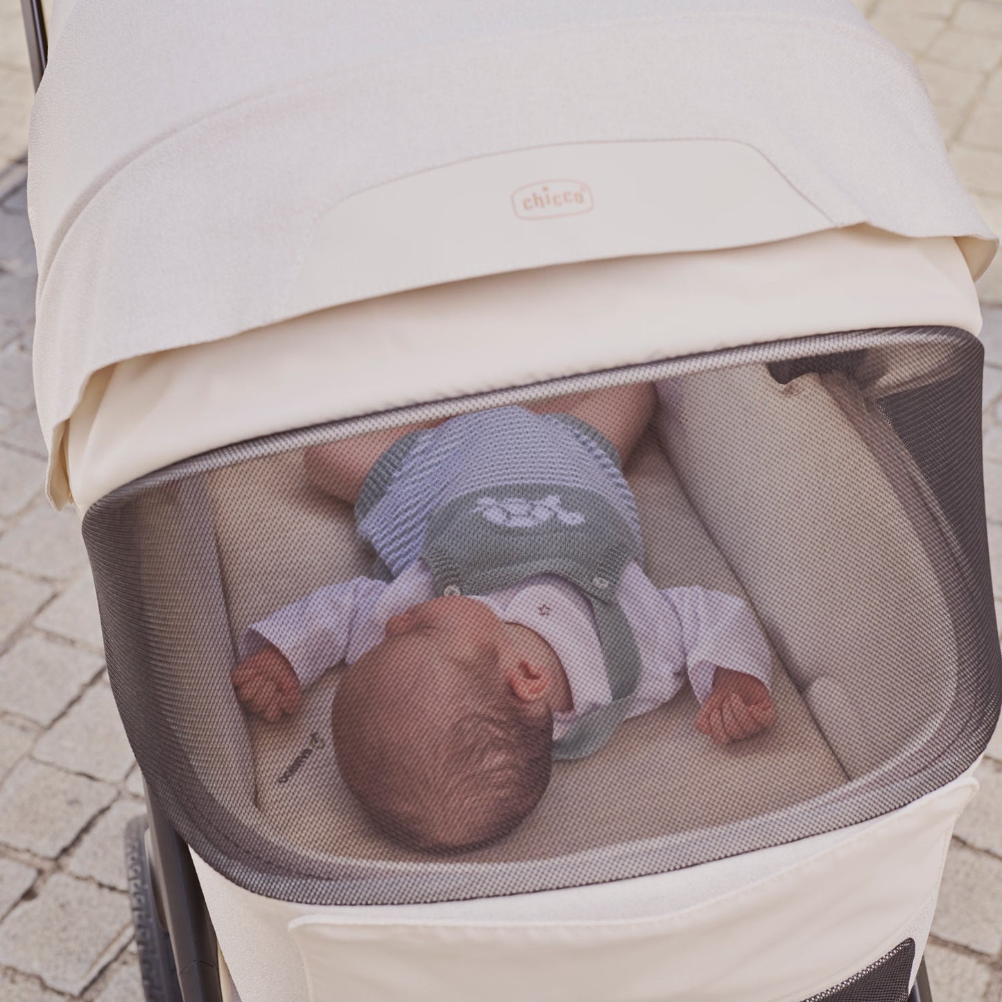 Carucior copii 3 in 1 Chicco Bellagio, Amber Glow (bej deschis), 0luni+