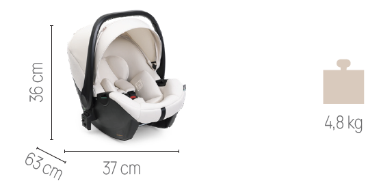 Carucior copii 3 in 1 Chicco Bellagio, Amber Glow (bej deschis), 0luni+