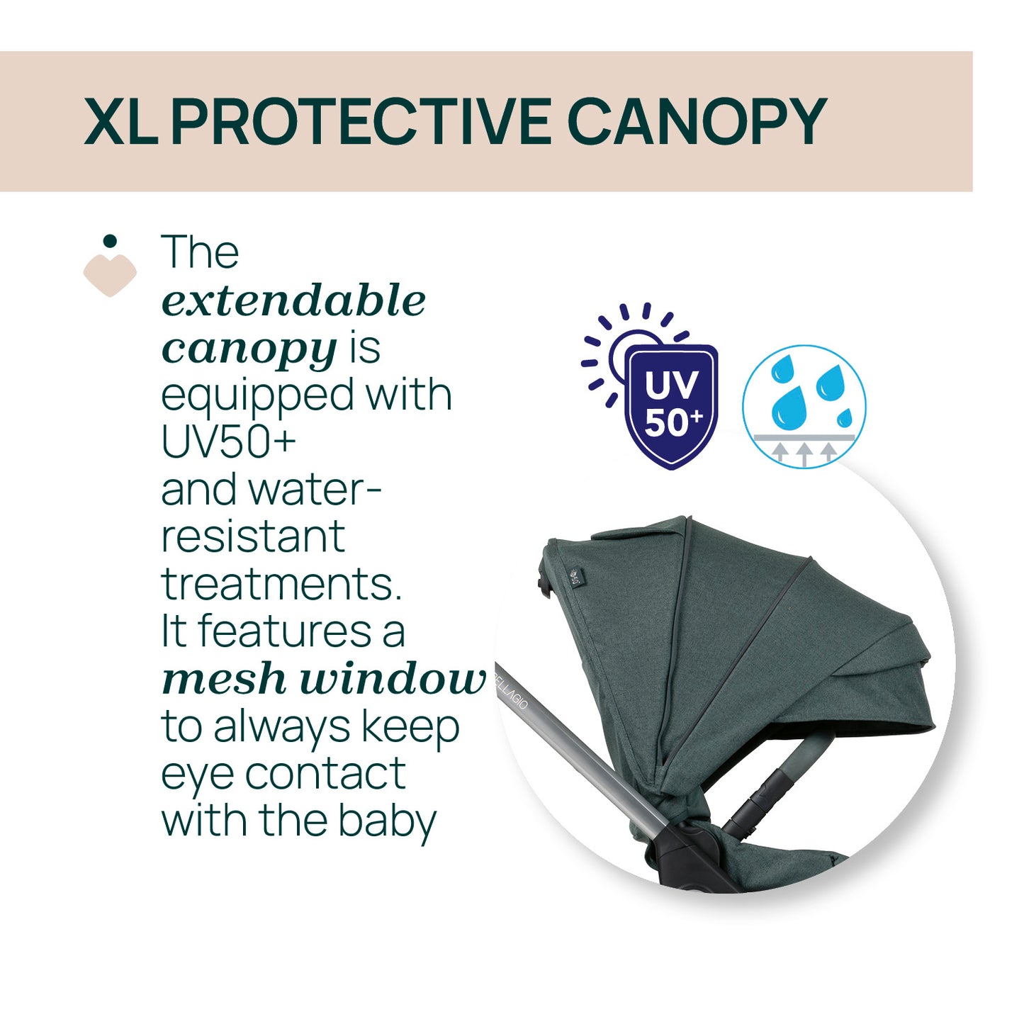 Carucior copii 3 in 1 Chicco Bellagio, Fir Tree (verde inchis), 0luni+