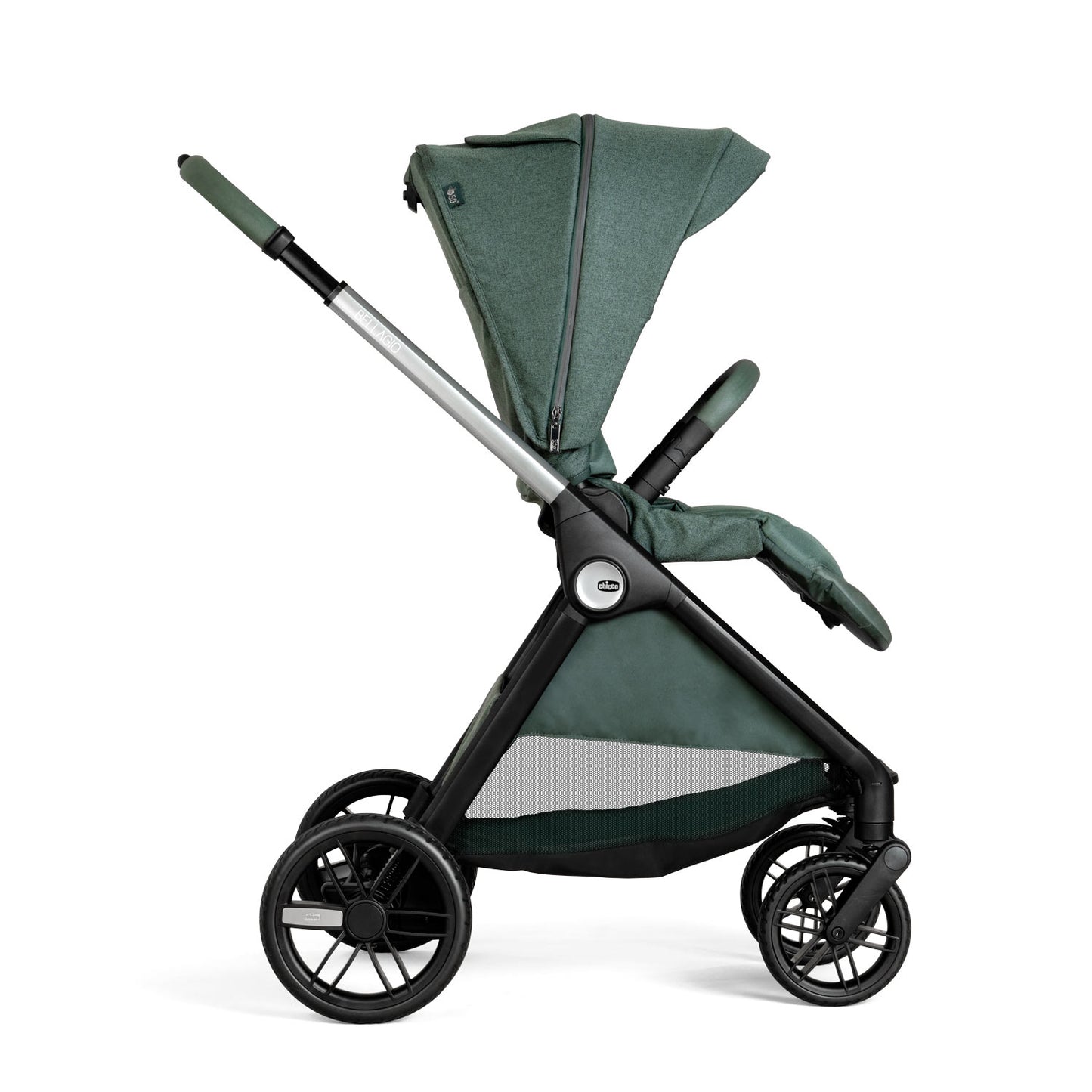 Carucior copii 3 in 1 Chicco Bellagio, Fir Tree (verde inchis), 0luni+