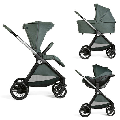 Carucior copii 3 in 1 Chicco Bellagio, Fir Tree (verde inchis), 0luni+