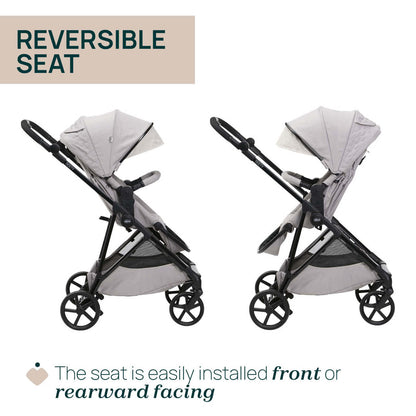 Carucior copii 3 in 1 Chicco Seety, cu scaun auto Kory Plus I-Size, FlorenceBeige (Bej), 0luni+