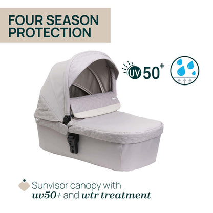 Carucior copii 3 in 1 Chicco Seety, cu scaun auto Kory Plus I-Size, FlorenceBeige (Bej), 0luni+