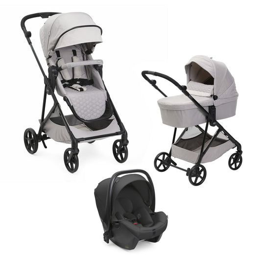 Carucior copii 3 in 1 Chicco Seety, cu scaun auto Kory Plus I-Size, FlorenceBeige (Bej), 0luni+