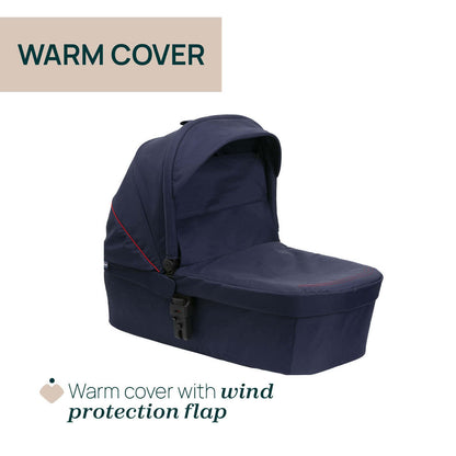 Carucior copii 3 in 1 Chicco Seety, cu scaun auto Kory Plus I-Size, OxFord Blue (Albastru), 0luni+