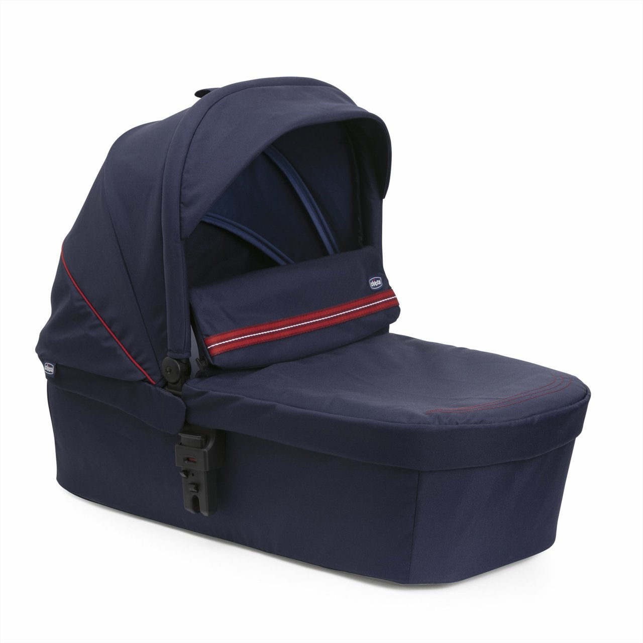 Carucior copii 3 in 1 Chicco Seety, cu scaun auto Kory Plus I-Size, OxFord Blue (Albastru), 0luni+