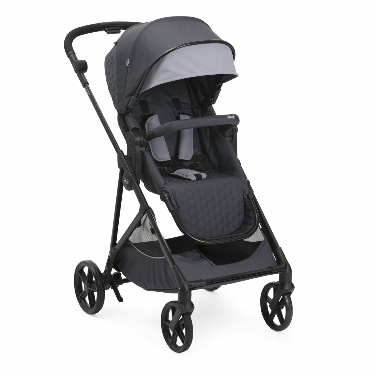 Carucior copii 3 in 1 Chicco Seety, Kory Plus I-Size 87146, BostonGrey (Gri), 0luni+