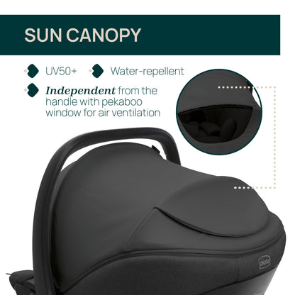 Carucior copii 3 in 1 Chicco Seety, Kory Plus I-Size 87146, BostonGrey (Gri), 0luni+