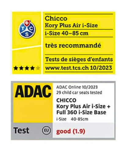 Carucior copii 3 in 1 Chicco Seety, Kory Plus I-Size 87146, BostonGrey (Gri), 0luni+