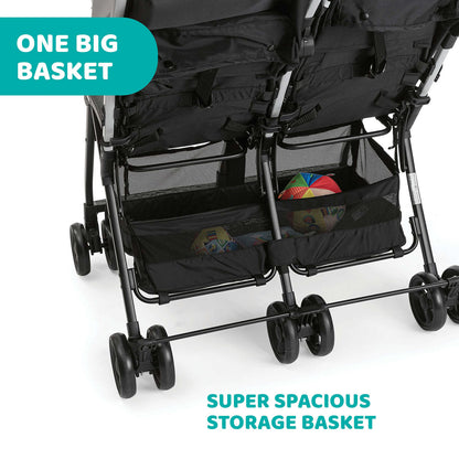 Carucior gemeni Chicco Ohlala, Silver Cat (Gri), 0luni+